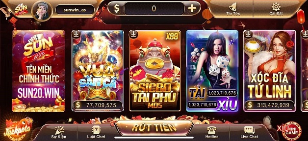 Game Slot tài xỉu Sunwin